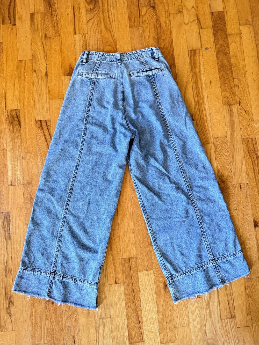 Rag & Bone High Rise Wide Leg Trouser Jeans Size 26 - Picture 2 of 6